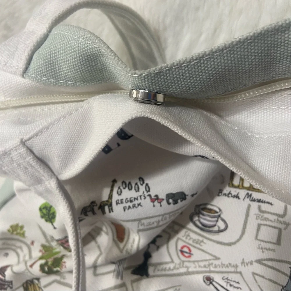 London Map Print Tote Bag